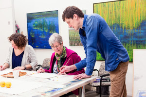 Schilderles bij Schilderstudio Wycher