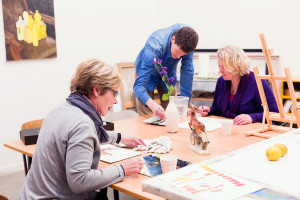 Schilderen bij Studio Wycher